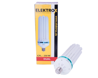 Elektrox DUAL 250W CFL - lampă pentru creștere și înflorire