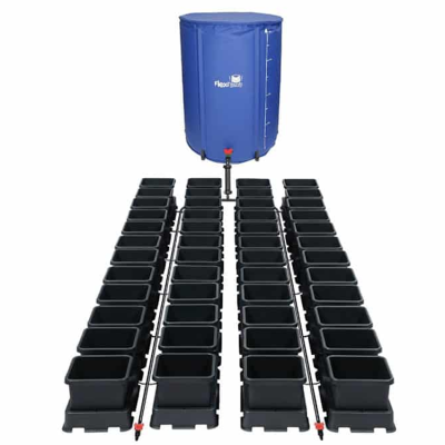 Easy2Grow 48 (with 400L tank) - hydroponic system, 8.5L pots