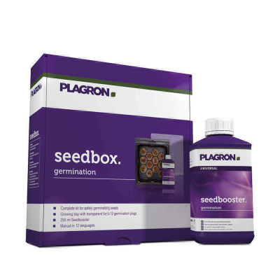 Plagron-Samenbox – Anzuchtschale und Seedbooster – Keimungsset