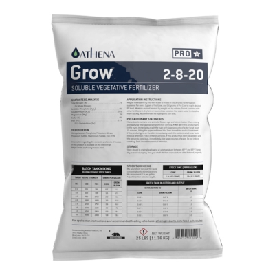 Athena Pro Grow 11,36 kg – Trockendünger für Wachstum