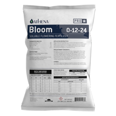 Athena Pro Bloom 11,36kg - Ξηρό λίπασμα για ακμάζων