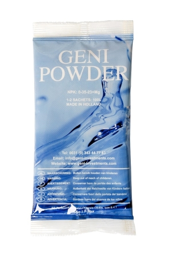 Geni powder 1buc - supliment pentru înflorire abundentă