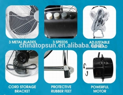 Bodenventilator 30 cm – Ventilator zur Luftzirkulation