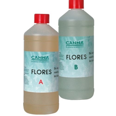 Canna Flores A + B 1L - ορυκτό λίπασμα για ανθοφορία στην υδροπονία