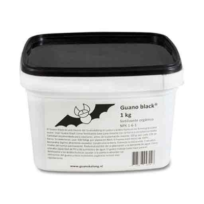 Guano Black 1kg - ξηρό οργανικό λίπασμα για ανάπτυξη και ανθοφορία