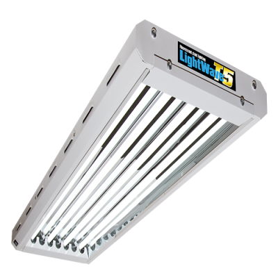 LightWave T5 44-HO CFL лампи (216 W) 4ft 4-tube (1200мм x 380мм x 60мм)