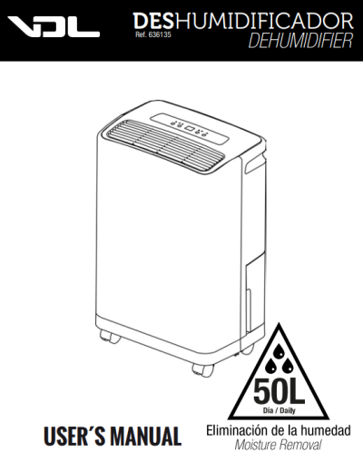 Drybox VDL 50L/ημέρα - Απορροφητής υγρασίας
