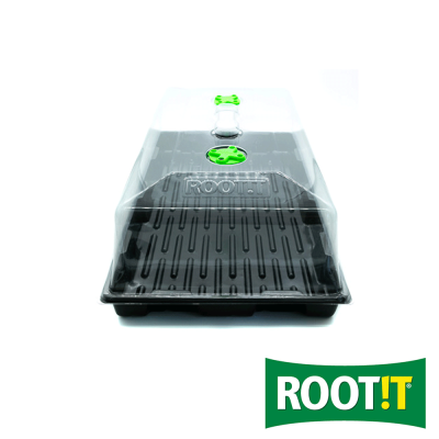Sämlingsset ROOT !T- Propagator, Tablett mit 104 Nestern aus Torfblöcken