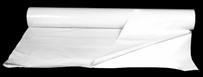 Folie albă cu două fețe - 25 de metri