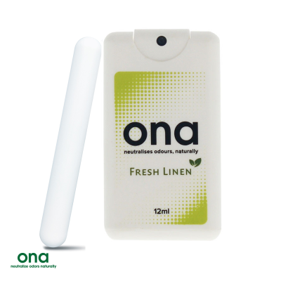 ONA Fresh Linen card spray - εξουδετερωτικό σπρέι κατά των οσμών