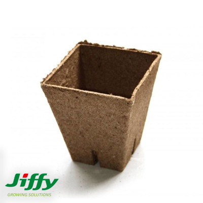 Jiffy square pots