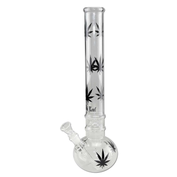 Black Leaf Icebong Black – Eisbong aus Glas