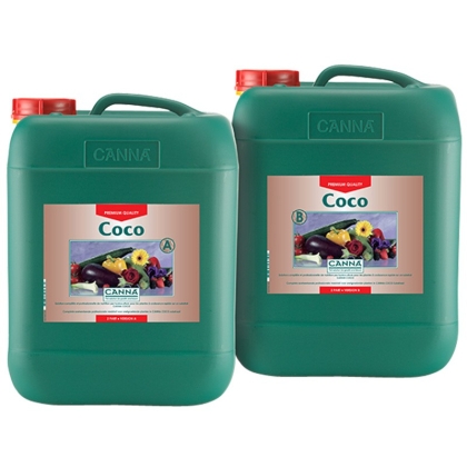 Canna Coco Nutrient Part A+B 10L - ορυκτό λίπασμα για ανάπτυξη και ανθοφορία στην καρύδα