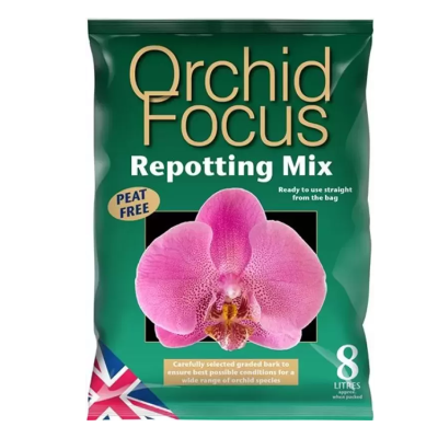 Orchid Focus Repotting Mix Peat FREE- 8L