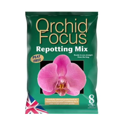 Orchid Focus Repotting Mix Peat FREE - 8L