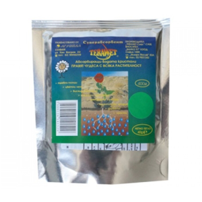 Terawet 40g - влагозадържащ продукт за почва