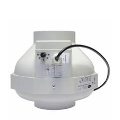 125L / 370 m3/h Can fan - изходен / входен вентилатор с Т контролер