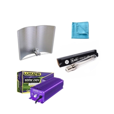"VIP" - greenhouse lighting set + gift cleaning cloth for reflectors and lamps