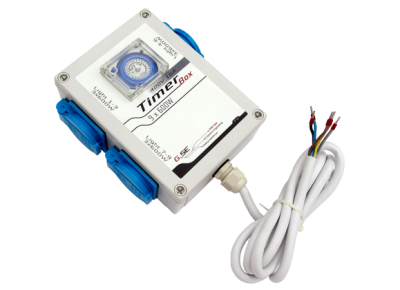 Timer Box 9x600W  - таймер-кутия за едновременно включване на няколко лампи