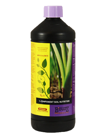 B'cuzz 1-Component Nutrition 1L - минерален тор за растеж и цъфтеж