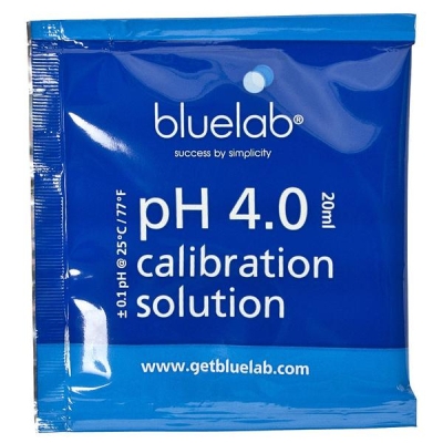 Bluelab pH 4.0 20ml - калибриращ разтвор за ph тестер