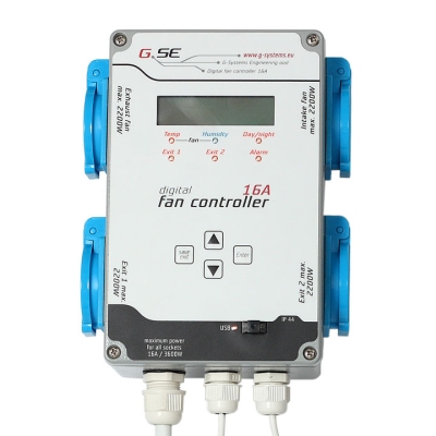 GSE fan controller (16A) - дигитален контролер за вентилатори