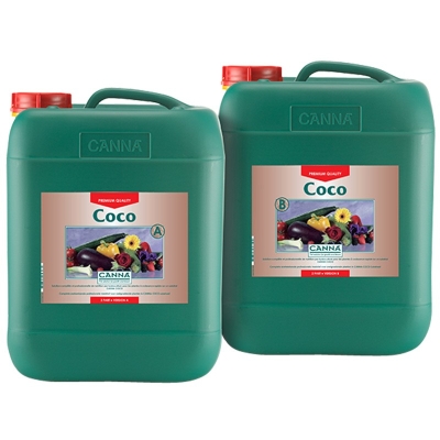 Canna Coco Nutrient Part A+B 10L - минерален тор за растеж и цъфтеж в кокос