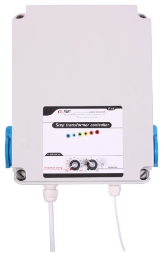 GSE Stufentransformator (2,5 A) 2 Lüfter – Stufentransformator-Temperaturregler.